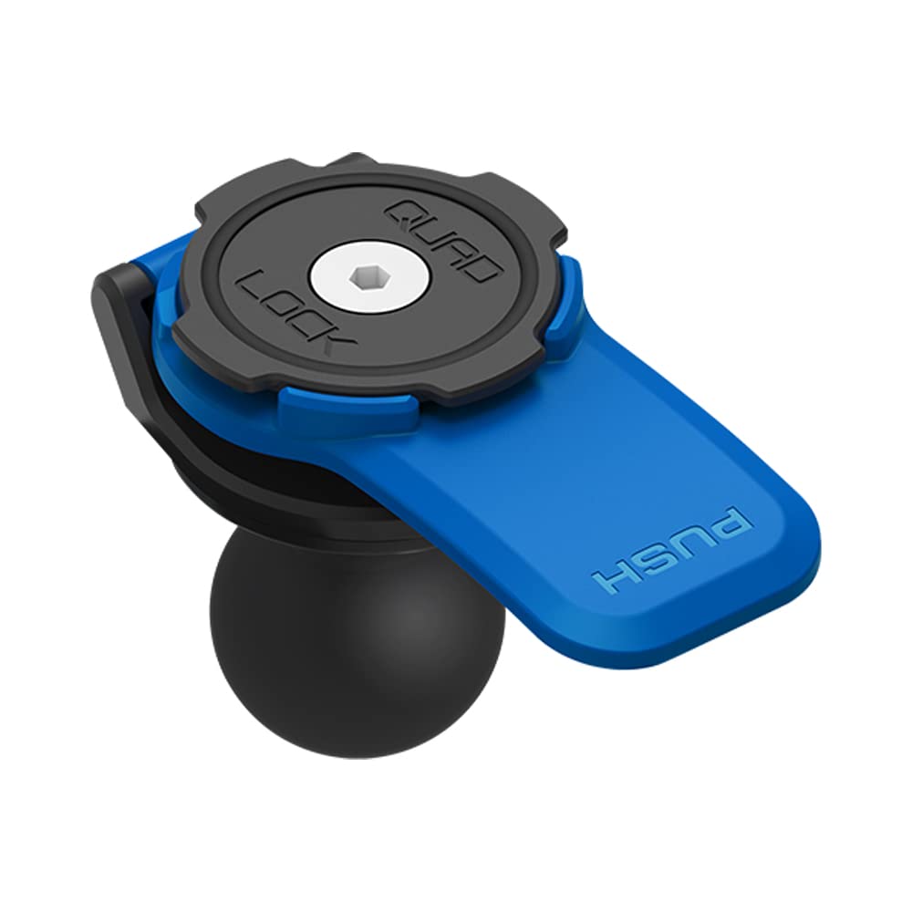 Quad Lock 1" Ball Adaptor Motorcycle Phone Mount for iPhone, Galaxy, Pixel Cases and Universal Adapter