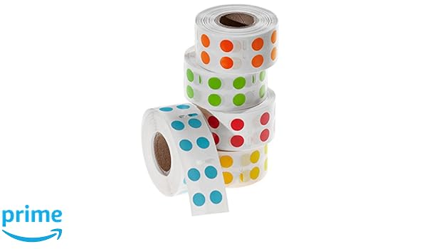 dymo compatible round labels