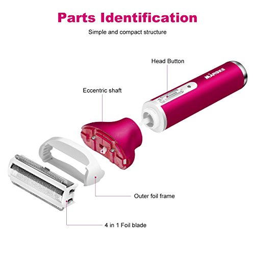 Women's Electric Shaver Ladies Razor 4 in 1 Hair Removal Flawless Painless Men Women Razors