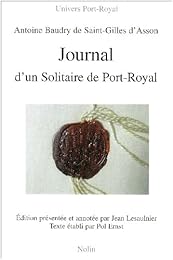 Journal d'un solitaire de Port-Royal