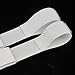 Self Adhesive Hook and Loop Tape, 0.8 in, 16 feet, Heavy Duty Reusable Sticky Back Fabric Fastener, White