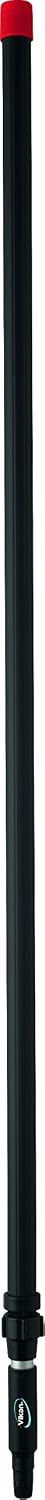 Vikan 297552 Aluminium Telescopic Handle, Black, 32 mm Diameter, 1575 mm Length, 278 x 3.2 x 3.2 cm, 1590 - 2800 mm