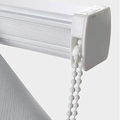 FQTANJU 10 Yards Roller and Roman Shade Blind Beaded Chain Cord，White Plastic Roller Blind