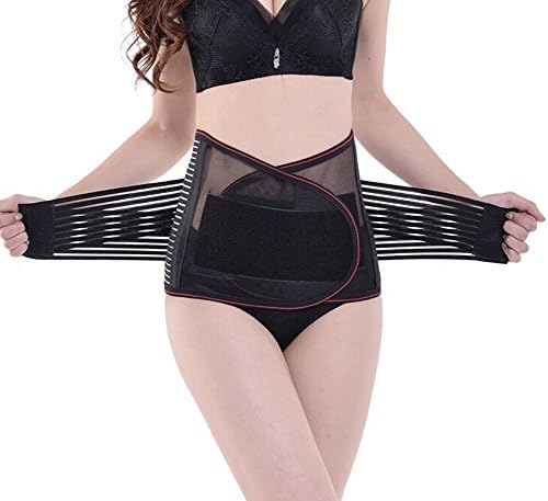 Fletion Adjustable Breathable Waist Trainer Slimming Body Shapewear Belt Corset Cincher,Tummy Shaper Fat Burning Trimmer Belt,Postpartum Postnatal Pregnancy Recovry Abdomen Binder Body Shaper Sports Belt for Men Women