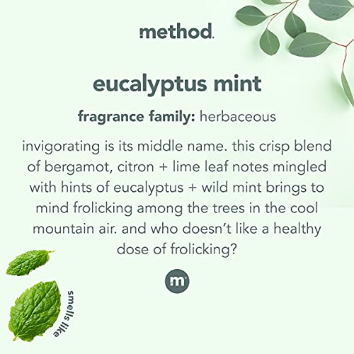 Method Bathroom Cleaner, Removes Mold + Mildew Stains, Eucalyptus Mint
