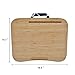 Lap Desk with Phone Holder and Devide Ledge, Natural Bamboo Table, Fits 15.6 inch Laptops (18.5” x 14.7” Surface, Navy Blue)thumb 2