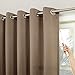 Sun Zero Barrow Energy Efficient Grommet Sliding Patio Door Curtain Panel, 100