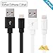 [Apple MFi Certified ] Yellowknife 2 Pack 3.3ft 1m Unique Flat Lightning to USB Cable Sync Charger for iPhone 7/ 7Plus /6 /6s /6 plus /6s plus /SE ,iPad /Mini /Air /pro, iPod(Black and White)