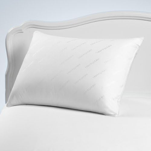 Bloomingdale's Jumbo Logo Classic STANDARD QUEEN Bed Pillow