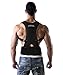 Posture Corrector Back Brace - Medical Grade Adjustable Posture Support Clavicle Support w Lower Back Lumbar Belt. Improve Bad Posture, Relieve Back Pain for Men and Women (L 30