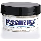 Crushed mother-of-pearl Inlay Supplies for Woodworkers, Turners, Casters, Luthiers, Professionals and Hobbyists - Flake, 1 oz.