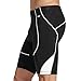 Santic Cycling Men's Shorts Biking Bicycle Bike Pants Half Pants 4D Coolmax Padded White XXL