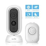 Home Security Camera System 1080P HD Wire-Free Wansview, Wireless WiFi Battery Powered Indoor/Outdoor Camera with Motion Detection, Two-Way Audio& Night Vision- 1 Camera Kit(B1)