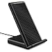 SPIDERCASE Galaxy S9 Wireless Charger, iPhone X Fast Wireless Charging Pad Stand with Multi-hole Cooling Function for iPhone X iPhone 8/8 Plus Galaxy S9/S9 Plus S8/S8 Plus S7/S7 Edge S6 Edge Note 8