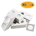 Nexxxi 300 Pcs Cardboard Coin Holder, 6 Sizes 2" x 2" Currency Holders for Coin Collection Supplies (6-Size) primary
