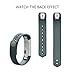 AK for Fitbit Alta Bands, Replacement Bands for Fitbit Alta/Alta HR with Metal Clasp（Slate,Small）
