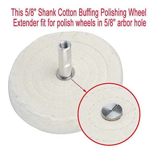 SCOTTCHEN Airway Buffing Wheel Extension Shaft 21/4" L Angle Grinder