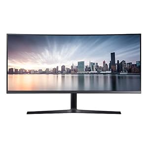 SAMSUNG CH890 Series 34-Inch Ultrawide QHD (3440×1440) Computer Monitor, 100Hz, Curved, HDMI, USB-C, Height Adjustable…