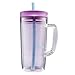 Bubba Envy Double Wall Insulated Straw Tumbler with Handle, 32 oz, Purple/Blue