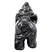 mookaitedecor Labradorite Crystal Elephant Sculpture Statue Crafts Healing Reiki Pocket Gemstone Figurines 1.5 Inch