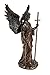 VERONESE Zadkiel Archangel of Freedom, Benevolence, Mercy, and The Patron Angel of All who Forgive Statue Figurine Cold Cast Bronze