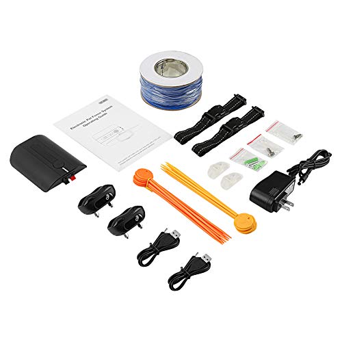 COVONO Pet Containment System, Electric Dog Fence (In-ground/Aboveground Installation,Waterproof/Rechargeable Collar,Static/Tone Correction, Support 2 Dogs)