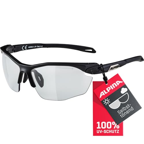 ALPINA TWIST FIVE HR V Sportbrille, black matt, One Size