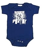 New York Yankees Rookie Player Baby Creeper - Navy