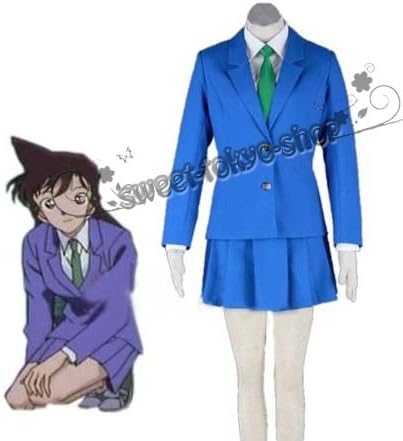 Amazon 高品質コスプレ衣装 名探偵コナン 毛利蘭 コスチューム コスプレ コスプレ 仮装 通販