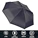 Sunifier Automatic Travel Umbrella Compact Mini Umbrella Windproof Folding Rain Umbrella Auto Open/Close Lightweight Small Umbrella