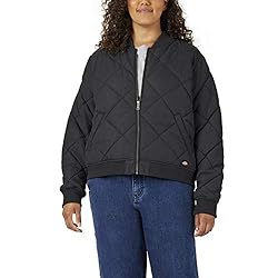 Dickies Women's Plus Size Quilted Bomber