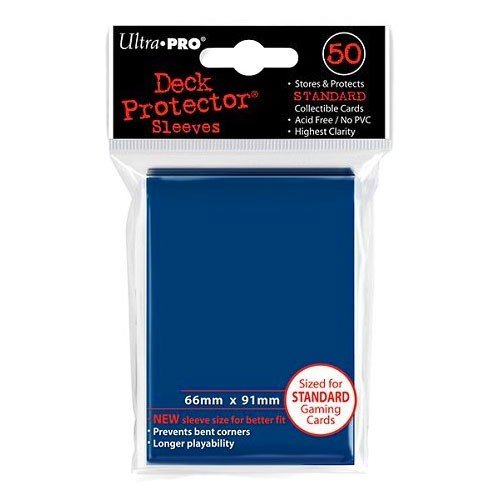 Ultra Pro 50 Standard Metallic Sapphire Deck Protector Sleeves