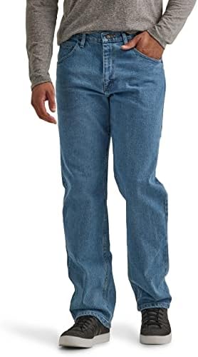 Wrangler Authentics Men's Relaxed Fit Jean, Light Stonewash Flex