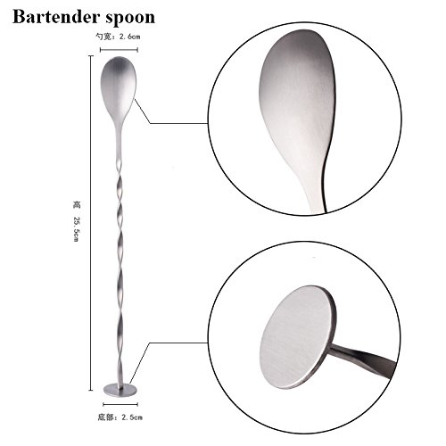 9Pcs 700ML Stainless Steel Cocktail Jigger Mixer Bar Drink Shaker Bartender Set Restaurant Supplies - Thumbnail 4
