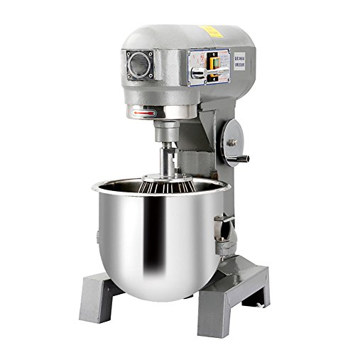 110V 580W 3 Speed 15Qt Commercial Dough Food Mixer Gear Driven Pizza Bakery