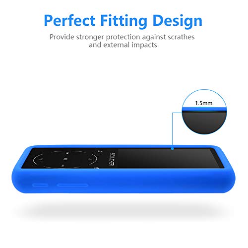 Fromsky Case for Soulcker D16 MP3 Player, Silicone Skin Protective Cover Case (Blue)