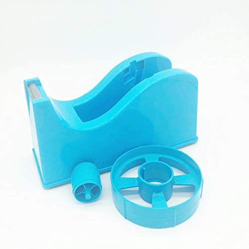 Desktop Tape Dispenser Adhesive Roll Holder (Fits 1" & 3" Core) with Weighted Nonskid Base Red - Thumbnail 2