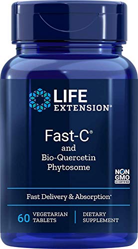 Life Extension Fast-C & Bio-Quercetin Phytosome – Fast Delivery & Absorption Vitamin C Supplement for Optimum Immune…
