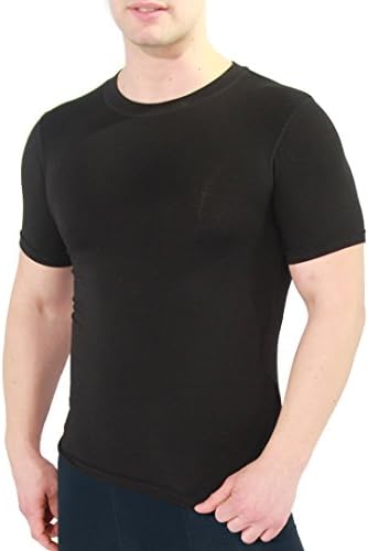 Element Pure Men's Premium Ultrafine Tencel Nanofiber Odorless Soft Crew T-Shirt (M)