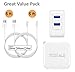 USB to Lightning Cable iPhone iPad iPod Touch 5th Gen/6th Gen/7th Gen Color-White High Speed Data Charger Transfer- Guaranteed Satisfaction.[2 Pack]