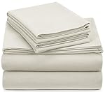 Pinzon 190 Gram Heavyweight Velvet Flannel Sheet Set - King, Cream