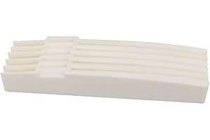 Bridge Saddle Guitar Saddle String for Acoustic Guitar Reusable Plastic 1 Piece Practical Design