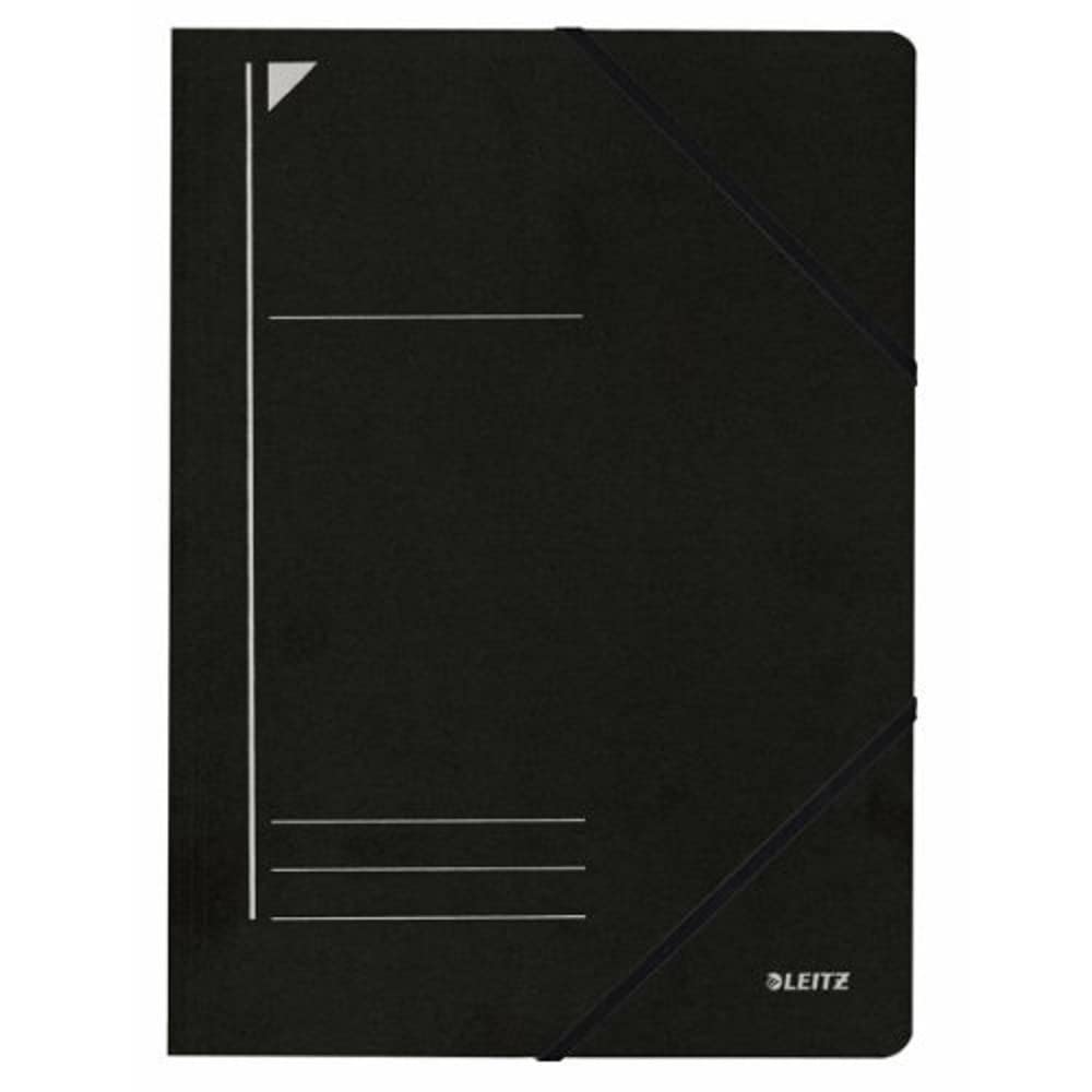 Leitz A4 Corner Tensioner Capacity 300 Sheets Primary Cardboard Black