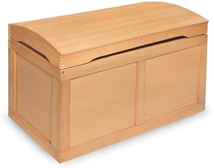 wooden toy box with lid