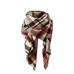 Century Star Thick Tartan Scarf Oversized Blanket Soft Warm Shawl Classic Plaid For Women Century Star Thick Tartan Scarf Oversized Blanket Soft Warm Shawl Classic Plaid For Women