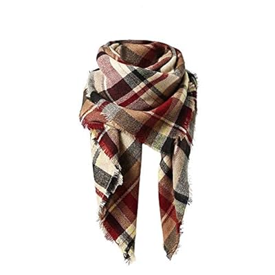 Century Star Thick Tartan Scarf Oversized Blanket Soft Warm Shawl Classic Plaid For Women Century Star Thick Tartan Scarf Oversized Blanket Soft Warm Shawl Classic Plaid For Women