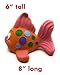 XL Fish - Squeaky Dog Toy - Natural Rubber (Latex) - for Large Breed Dogs - 8