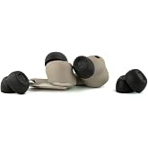Comply TWo-230-A Premium Memory Foam Replacement Ear Tips | Black S/M/L (3 Pairs), for JBL Tour Pro 3, Nothing Ear, OnePlus Buds, &amp; More, Ultimate Comfort, Superior Noise Isolation