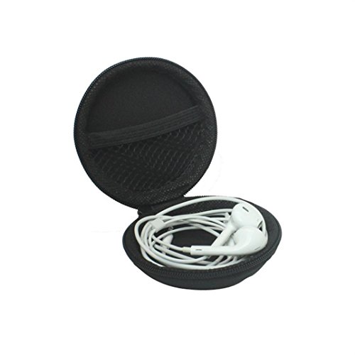 Coohole New Fashion EVA Hard Case Earphone Box For iPhone Earphone (white)