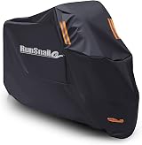 RunSnail Waterproof Motorcycle Cover XL 96.5 in 210D Oxford 50 in Tall